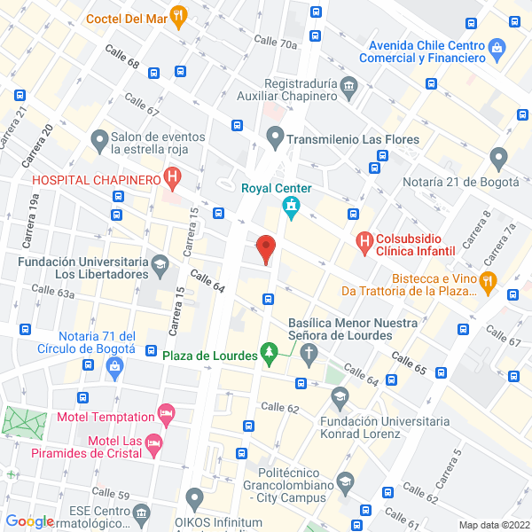 Map of Ibercol Ltda