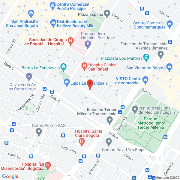 Map of Importadora Somos Ford De Colombia