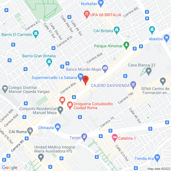 Map of Industrias Metalicas Diaz