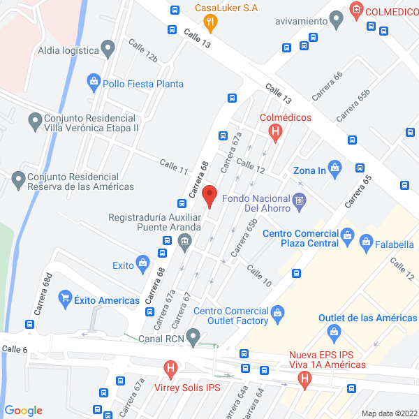 Map of Intecom S.A.S.
