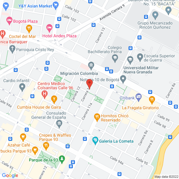 Map of Integra Centro Asesores De Seguros Ltda.