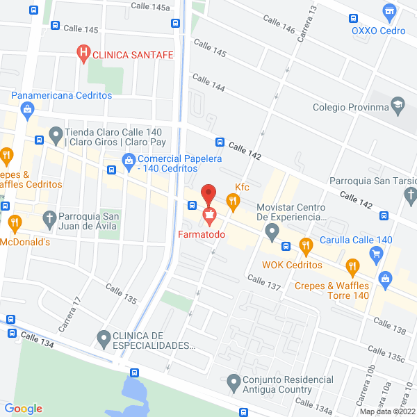 Map of Inversiones Alba Rojas Ltda.