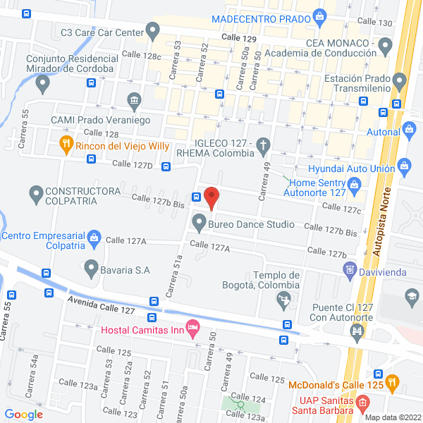 Map of Inversiones Alliance Ltda.