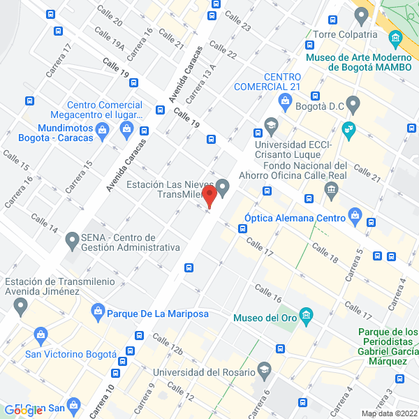 Map of Inversiones Alpile De Colombia