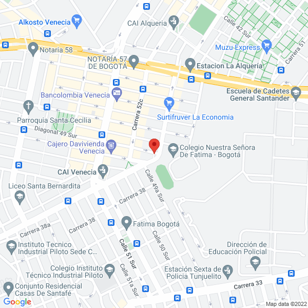 Map of Inversiones Gajacol