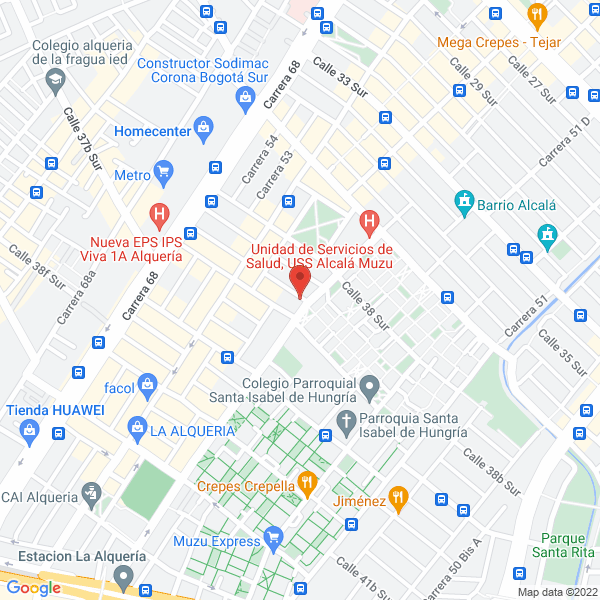 Map of Inversiones Geralsan