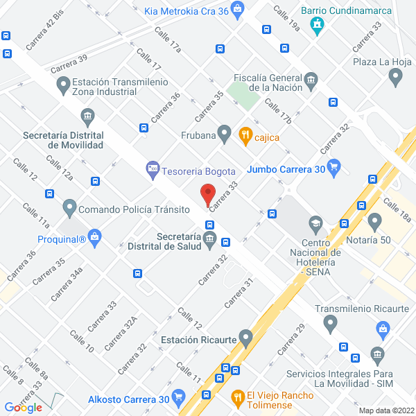 Map of Inversiones Gran Limonar Ltda.
