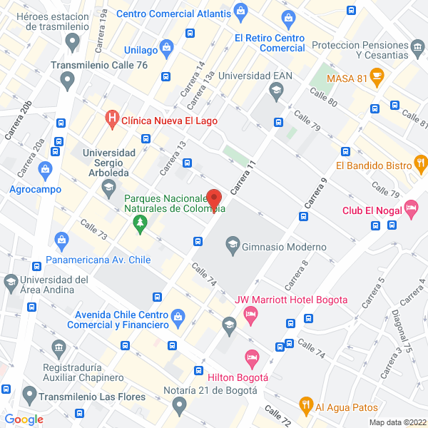 Map of Inversiones Ibeko