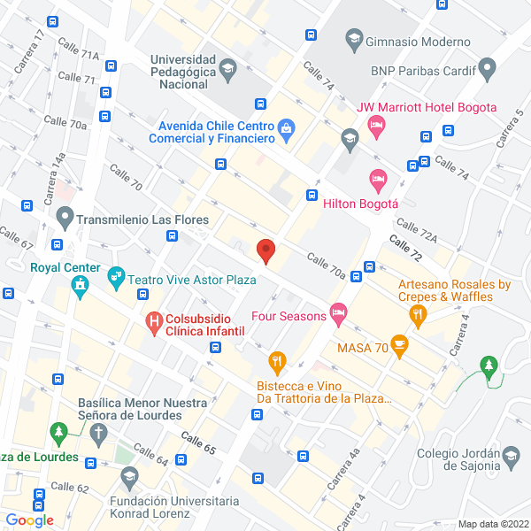Map of Inversiones Jufesa S.A.S.