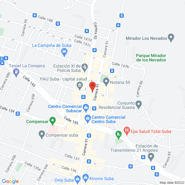 Map of Jarilla Ltda.