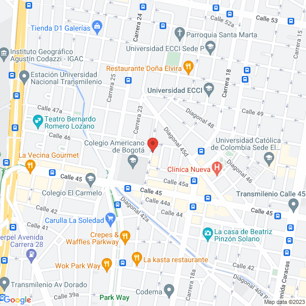 Map of Jema Café