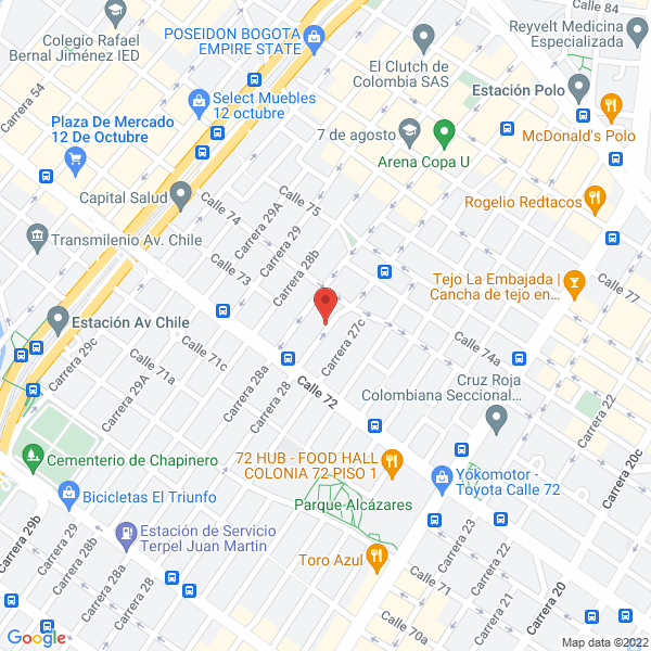 Map of Jet Impresores Ltda.