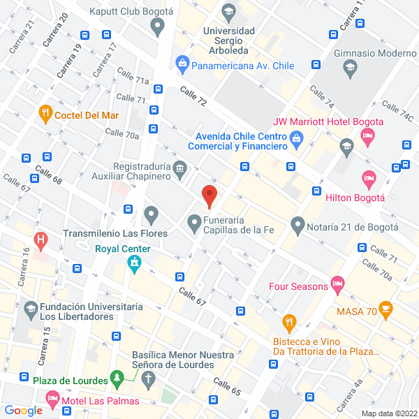 Map of Juan Neustadtel Y Cía S.A