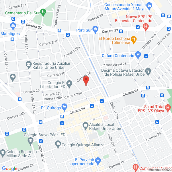 Map of La Opalizadora Nacional Ltda.