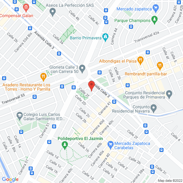 Map of Laboratorio Clinico Veterinario Bioanalisis Animal