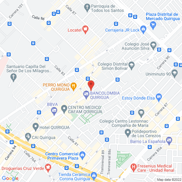 Map of Garavito Mazutier Johanna