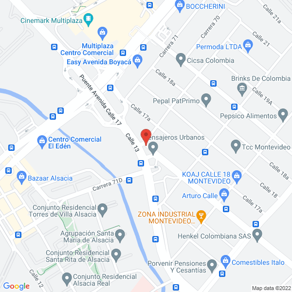 Map of Laboratorio Mega Diesel Inyección Ltda.