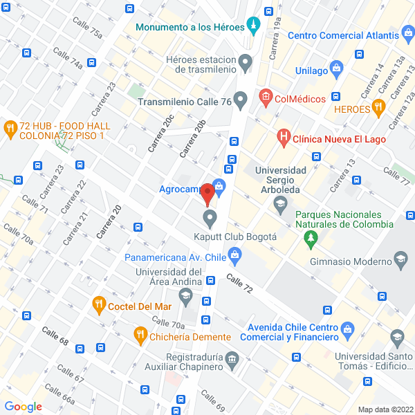 Map of Laboratorios Tecnianalisis
