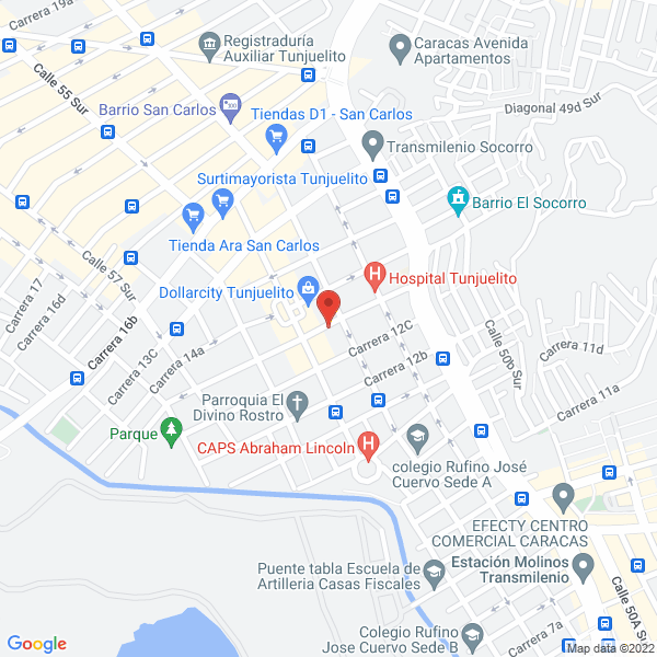 Map of Lacteos La Especial Ltda