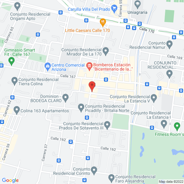 Map of Lacteos Maria C