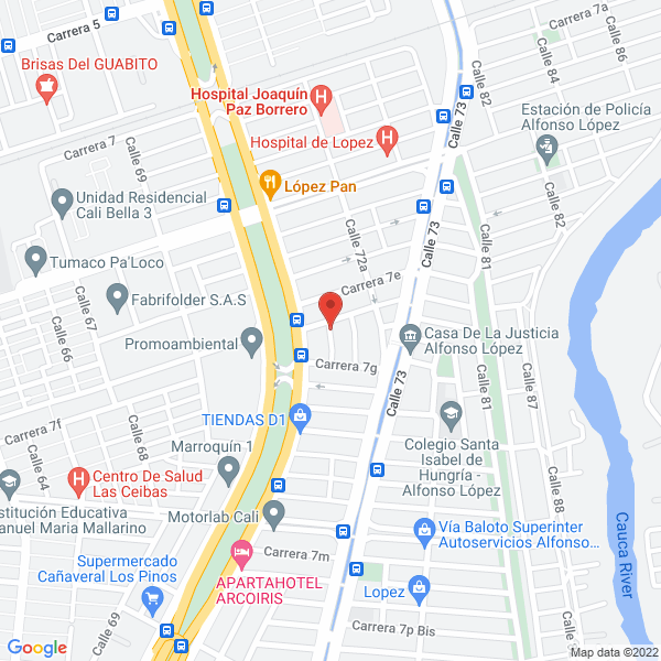 Map of Lavado De Ropa Por Kilos