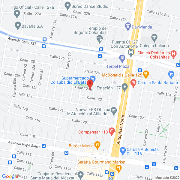 Map of Lavamatex S.A.S.