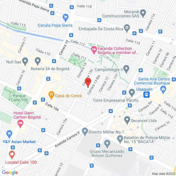 Map of Lavandería Clin Club