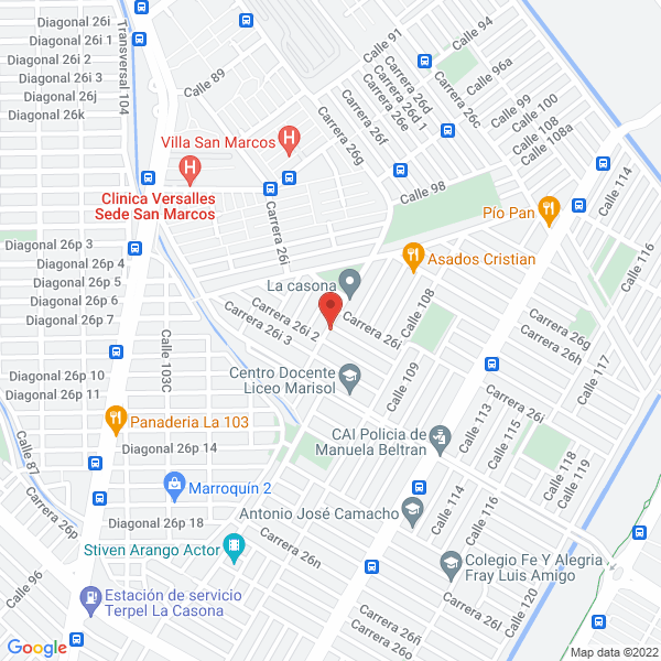Map of Lavandería Edinson