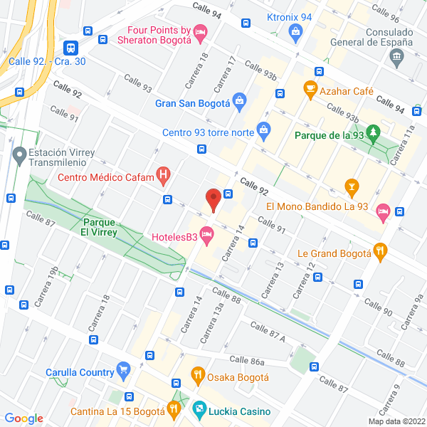 Map of Lavandería Full Dress Limitada