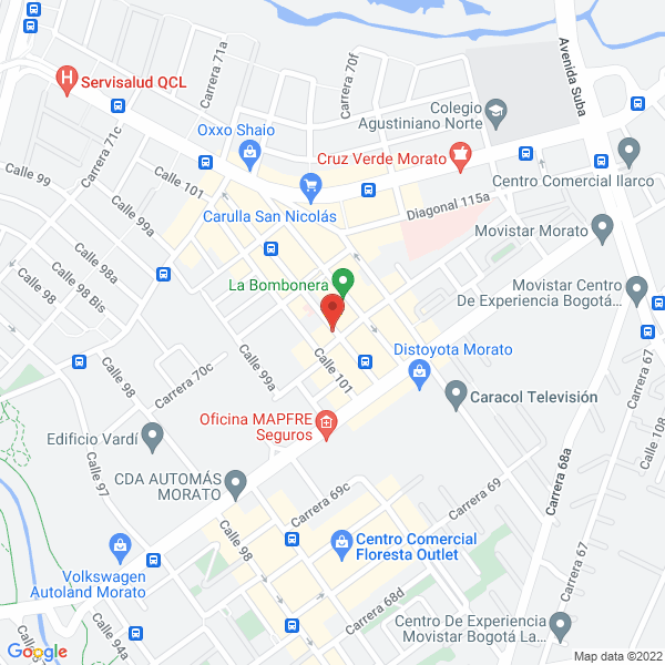 Map of Lavanderia Vidatex