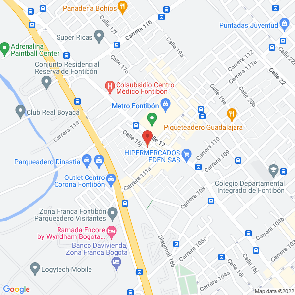 Map of Lavaseco Bahía