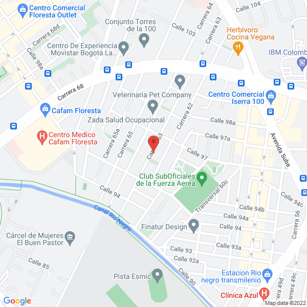 Map of Lavaseco Los Andes