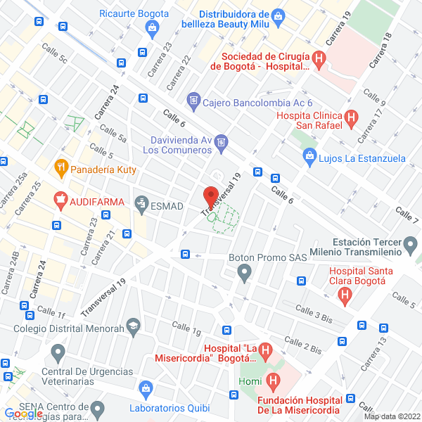 Map of I.P.S . Praxiterp Ltda.