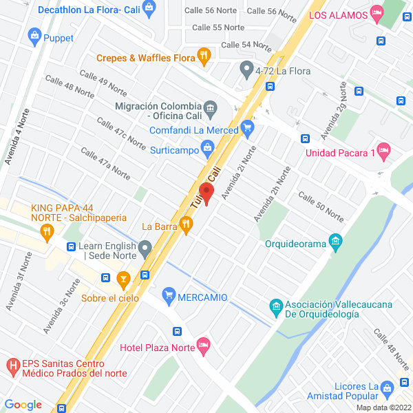 Map of Licores La Merced A.G.