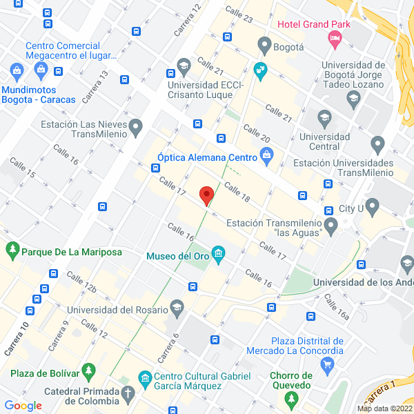 Map of Inmobiliaria Comercial Ltda.