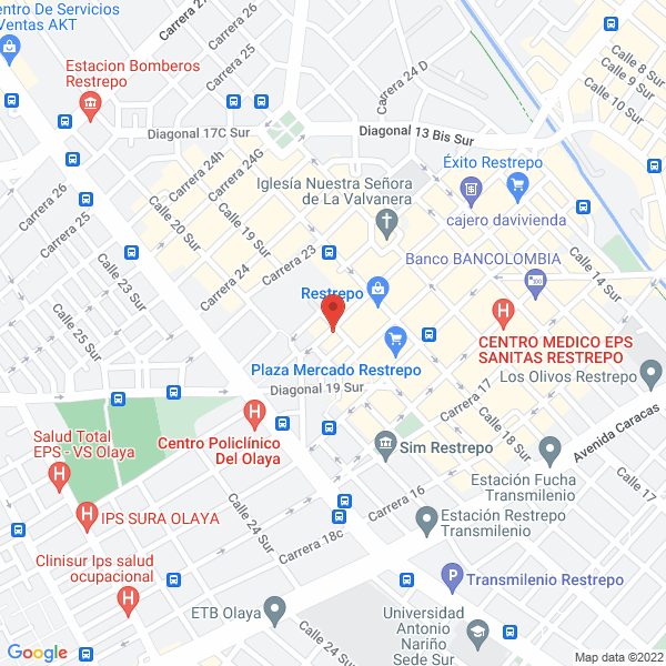 Map of Inmobiliaría I.B.R.
