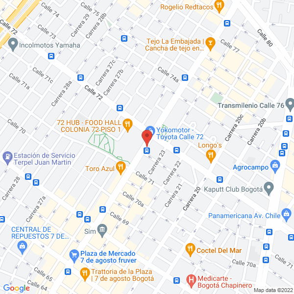 Map of Inmobiliaria Lagos De Cordoba S.A.S.