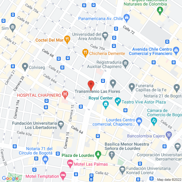 Map of Inmobiliaria Modus Vivendi S.A.S