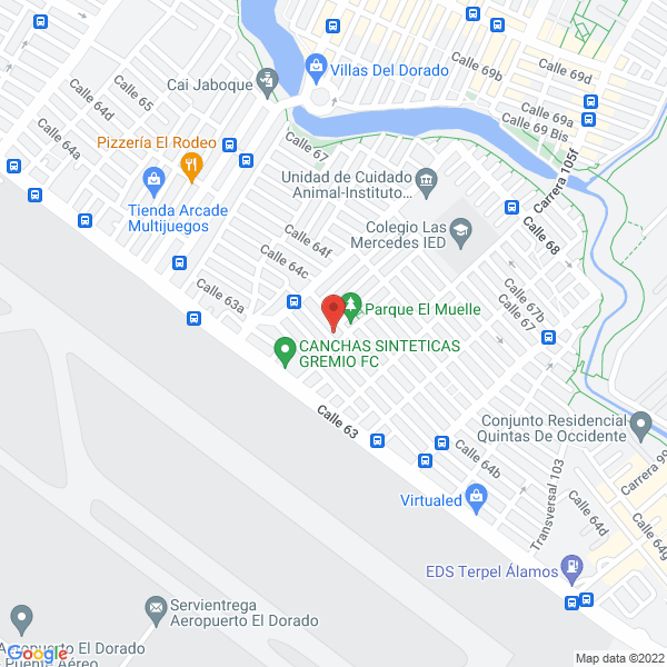 Map of Instituto El Muelle