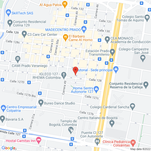Map of Inversiones Integrar S.A.S