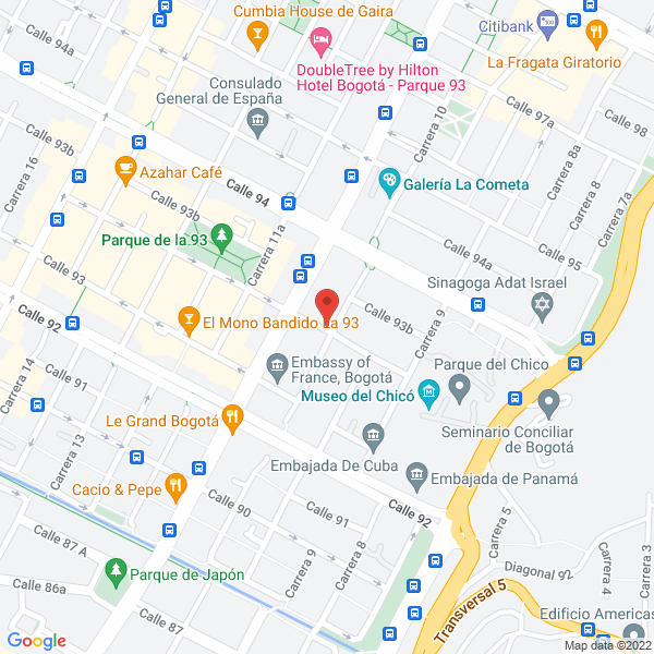 Map of Inversiones Rembrandt S.A.S.