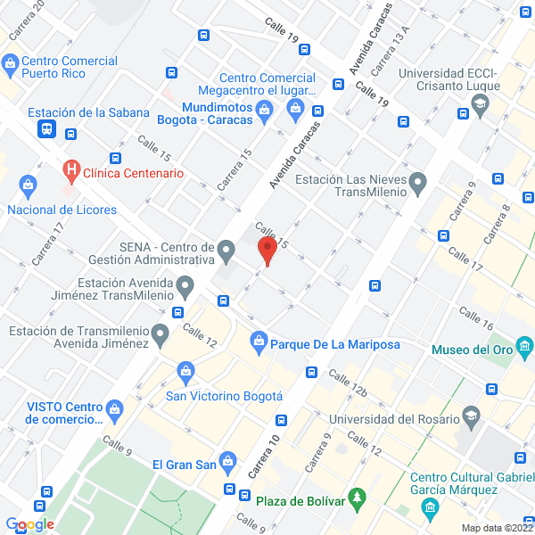 Map of Inversiones Saavedra Sánchez Ltda.