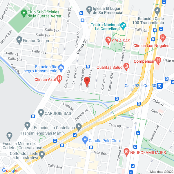 Map of Inversiones Super Royal Caribe