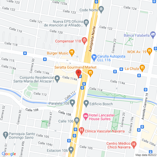 Map of Inversiones Toro Rivera S.A.S.