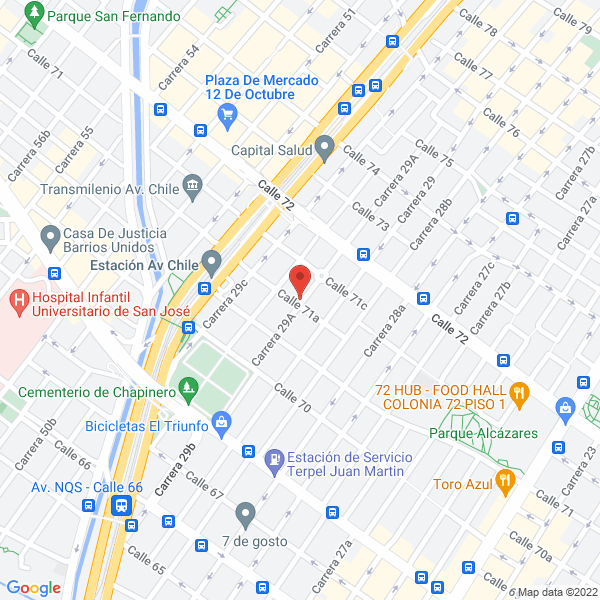 Map of J.A.S. Seguridad Industrial