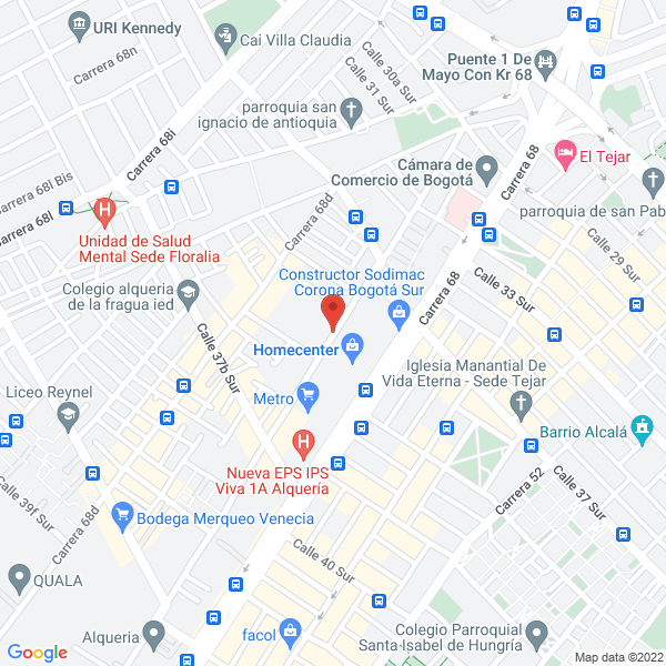 Map of Jabonería Roa Ltda.