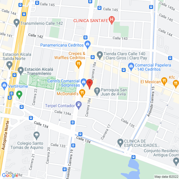 Map of La Abadia