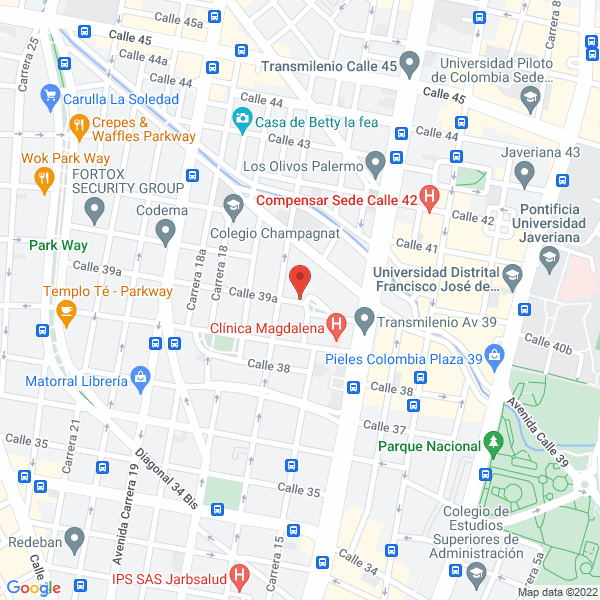 Map of La Antorcha Café Bar