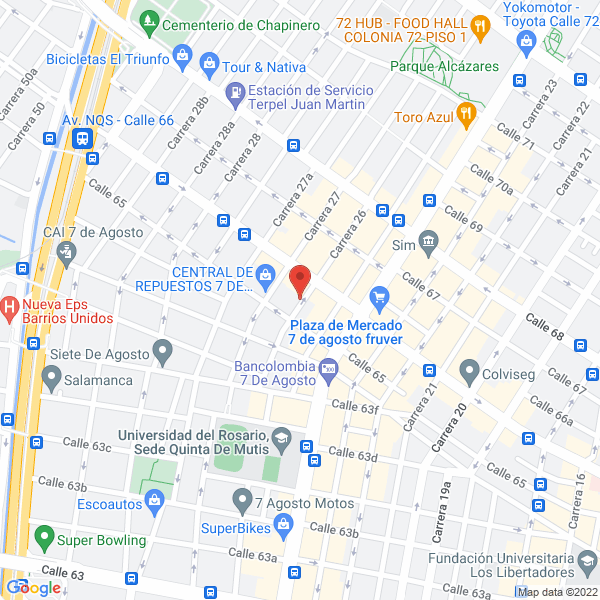 Map of La Chevrolet Ltda.