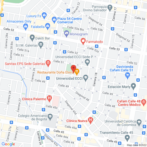 Map of La Cordada Ltda